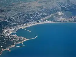 Vista aérea de Shëngjin