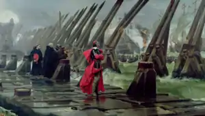 Cardeal Richelieu no Sítio de La Rochelle