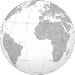 Localização  República da Serra Leoa