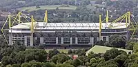 O Signal Iduna Park (na época, Westfalenstadion), em Dortmund, local da decisão.