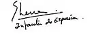 Assinatura de Elena