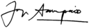 Assinatura de Jorge Sampaio