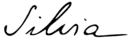 Assinatura de Sílvia