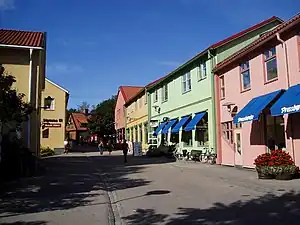 A rua Stora gatan, existente desde o século X