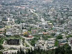 Vista panorâmica de Silifke desde o castelo