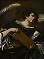 Anjo com a inscrição da cruz (1627), Minneapolis Institute of Arts