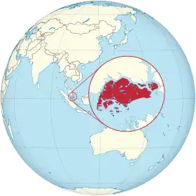 Localização  Singapura