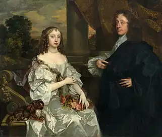 Sir Thomas Fanshawe de Jenkins e sua esposa Margaret