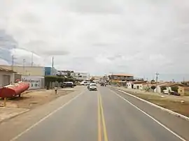 BR-230 na entrada de Soledade.