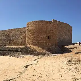 Castelo de Aguz, construído pelos portugueses no início do século XVI