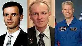 Gidzenko, Avdeyev e Reiter