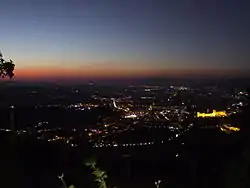 Vista noturna da Igreja de San GiulianoVale  Úmbria