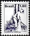 Em selo postal do Correio do Brasil em 1978.