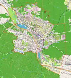 Localização de Starachowice na Polónia