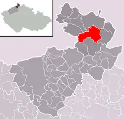 Localização de Staré Křečany