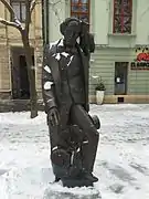 Estátua em Bratislava, Eslováquia.
