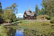 Igreja de madeira em Maihaugen