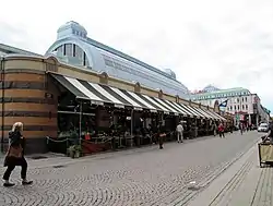 O mercado visto do lado norte