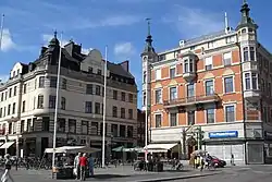 A praça central ”Stora torget”