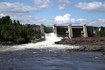 Barragem de Stornorrforsna Suécia