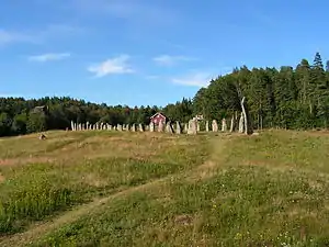 Barco de pedra de Blomsholm
