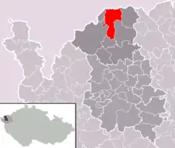 Localização de Stříbrná