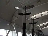 Arquitetura do terminal de aeroporto no Terminal 2 (imagem de abril de 2006).