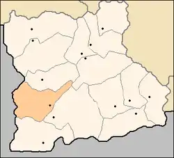 Município de Strumyani na província de Blagoevgrad