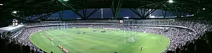 Partida de Regras Internacionais no Subiaco Oval, em Perth, Austrália (2008).