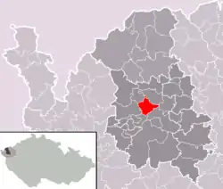 Localização de Svatava