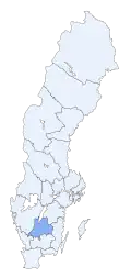 O Condado de Jönköping(Jönköpings län)
