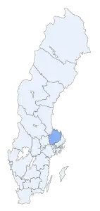 O Condado de Uppsala