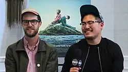 Daniel Scheinert and Daniel Kwan in 2016.