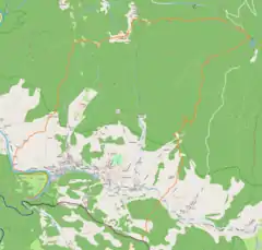 Localização de Szczawnica na Polónia