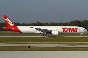 Boeing 777 no Aeroporto de Frankfurt