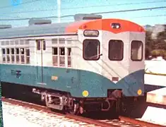 Trem da Série 100 reformado em 1981, rebatizado de Série 300.