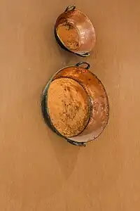 Tachos de cobre da região ribeirinha do Rio Cuiabá