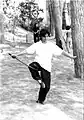 Taiji Quan com sabre ("Taiji Dao").