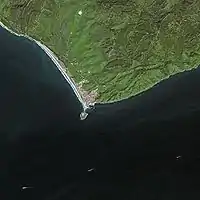 Imagem de satélite da Punta de Tarifa