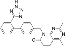 Estrutura química de Tasosartan
