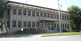 O Palácio Municipal.