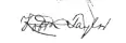 Assinatura de Robert Love Taylor