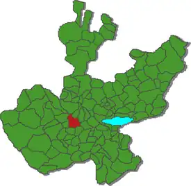 Localização de Tecolotlán em Jalisco