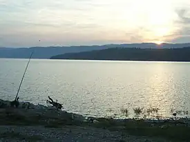 Vista do Rio Danúbio em Tekija
