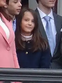 Condessa Atena(nascido em 2012)Sobrinha do Rei