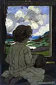Elizabeth Shippen Green, The Journey, "The Little Past", ilustração feita por Josephine Preston Peabody, que mostra experiências de infância a partir da perspectiva de uma criança.