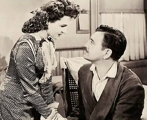 Jane Wyatt Richard Dix em cena do filme