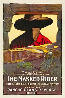 Pôster do seriado The Masked Rider,