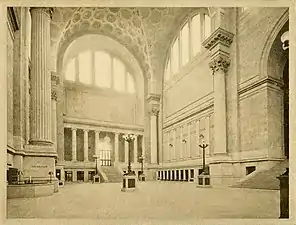 O salão de espera principal