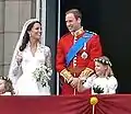 Príncipe William e Kate Middleton após a cerimônia de casamento, 2011